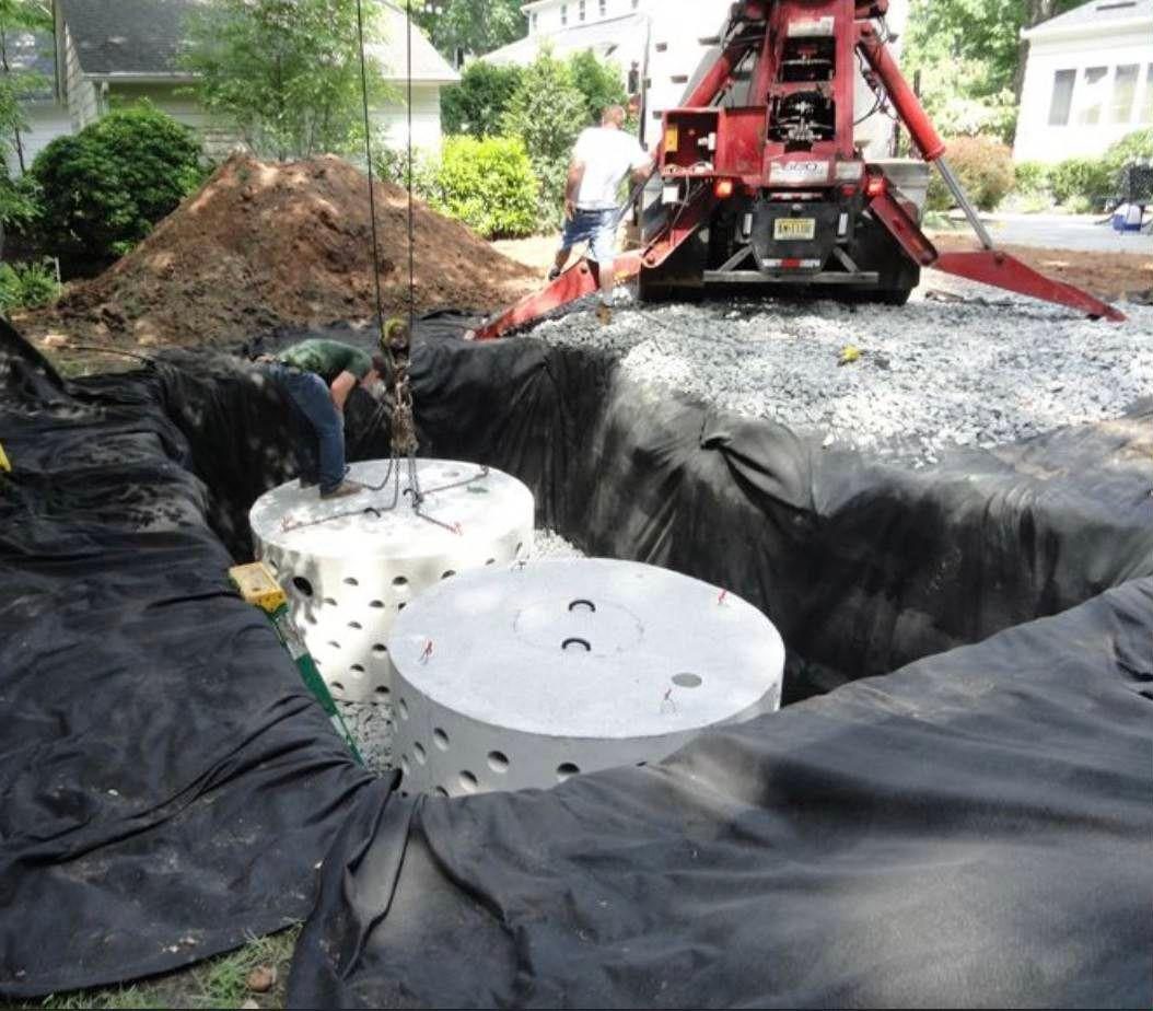 Septic tank installation